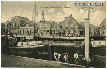 Haven St. Maartensdijk begin 20e eeuw